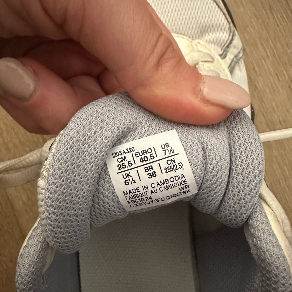 Asics Gray and White Men's Shoes
